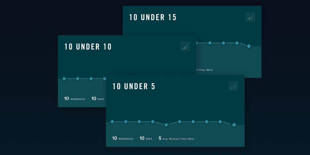 10 Under... series Push Program cards